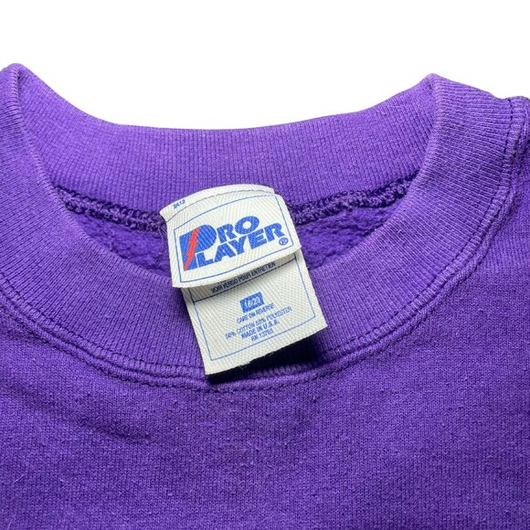 90s Pro Player Minnesota Vikings Crewneck Sweatshirt Large - Picture 3 of 5